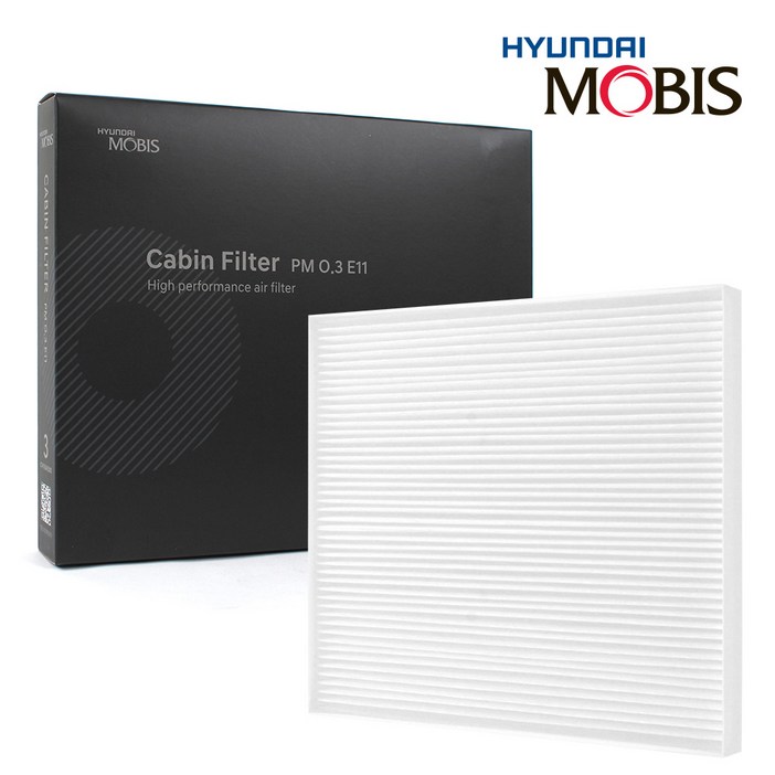 현대모비스 PM0.3 E11 자동차 에어컨 히터 필터 호환