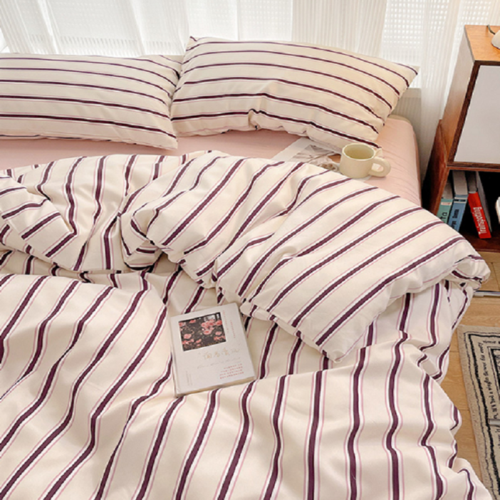 데보코 헤이즐 스트라이프 사계절 차렵이불