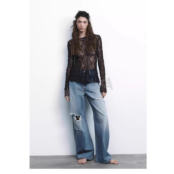 자라 봄 여름 여성 데님 루즈핏 청바지 2025 신상 zara