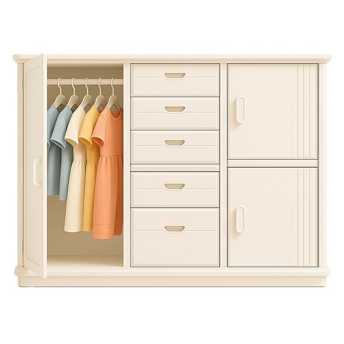 키들 아기 옷장 서랍장 행거