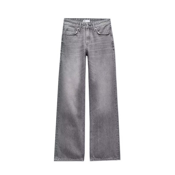 ZARA 여자신상 데님팬츠 캐주얼 와이드핏 청바지 2Y1007
