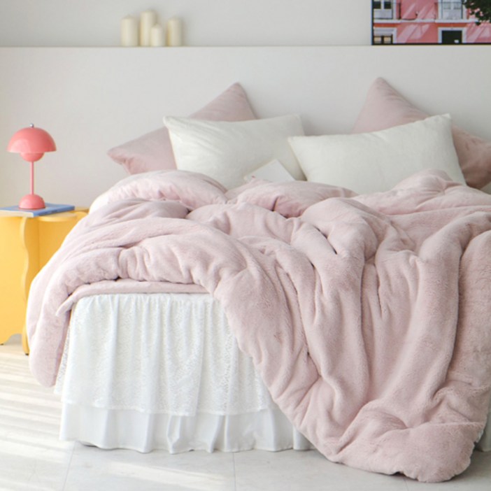 베이직톤 국내산 노스베어 극세사 이불세트 프리미엄 라셀 10mm 겨울이불