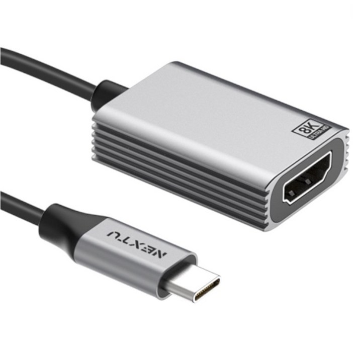 연오랑 넥스트유 832SW8K60 C타입 to HDMI 젠더 컨버터 스마트폰 노트북 미러링 8K 60Hz, NEXTU832SW8K60