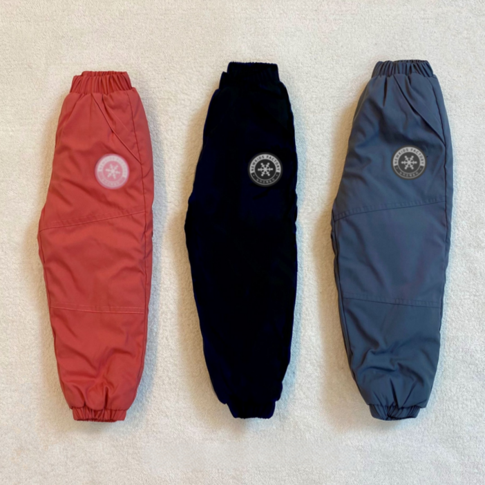 키즈 주니어 겨울 기모 눈썰매 스키 패딩 바지