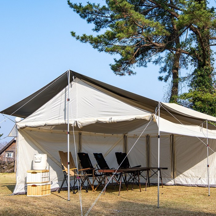 제드 마티렉타타프스크린 대형 스크린 장박 5.5x4.4m, 크림