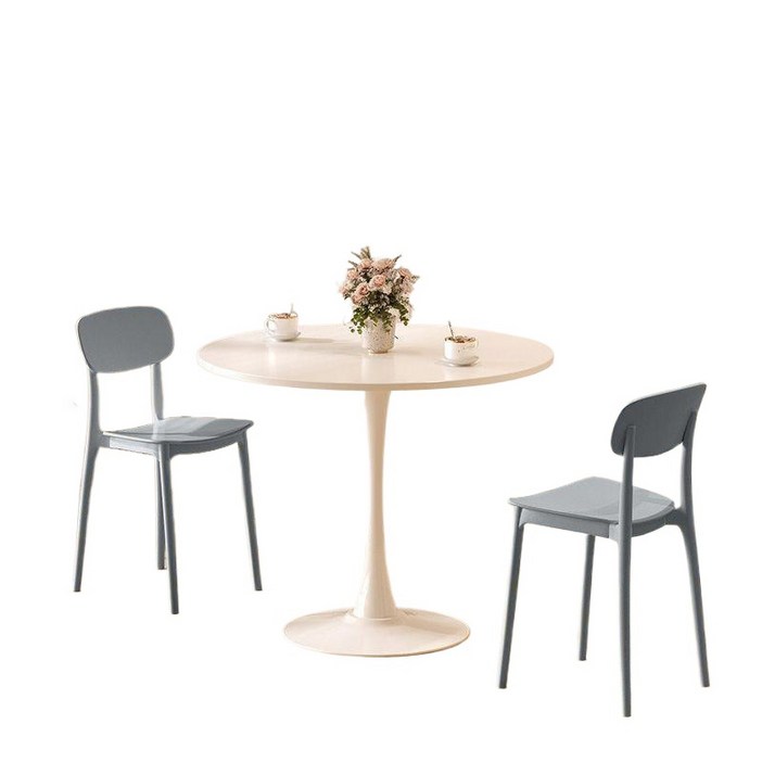 원형 테이블 의자 세트 업소용 식탁 상담실 커피숍 라운지 가정용