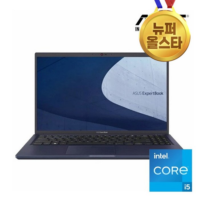 ASUS 15인치 코어i512세대 엑스퍼트북 노트북, B1500CBABQ00, WIN11 Pro, 16GB, 512GB, 코어i5, 블랙