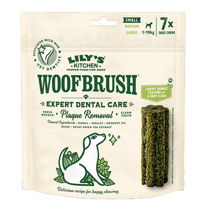 LK 릴리스키친 우프브러쉬 스몰 강아지 덴탈껌 비건 구강케어