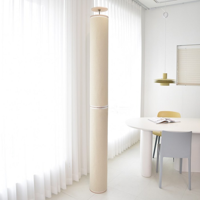 캣트럴파크 본능적타워 고양이 수직 스크래쳐 캣타워 2단 기본구성 226cm245cm, 아이보리, 1세트 캣트럴파크 본능적타워 고양이 수직 스크래쳐 캣타워 2단 기본구성 226cm245cm, 아이보리, 1세트