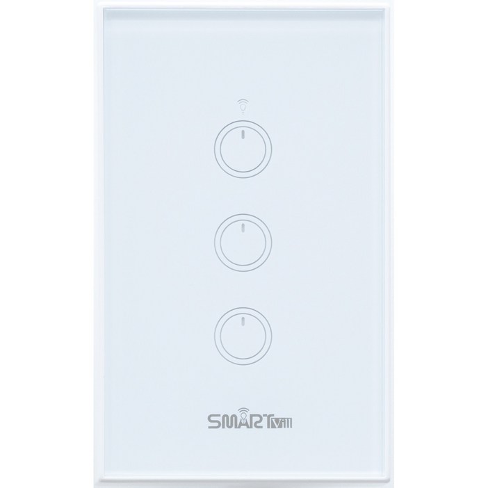 스마트빌 IoT wifi 3구 스위치 화이트 SW03 스마트빌 IoT wifi 3구 스위치 화이트 SW03