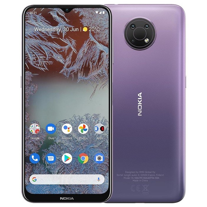 Nokia G10  안드로이드 13  언락 GSM 스마트폰  3일 배터리  3GB RAM  64GB 저장 공간  6.52인치 스크린  13MP 트리플 카메라  더