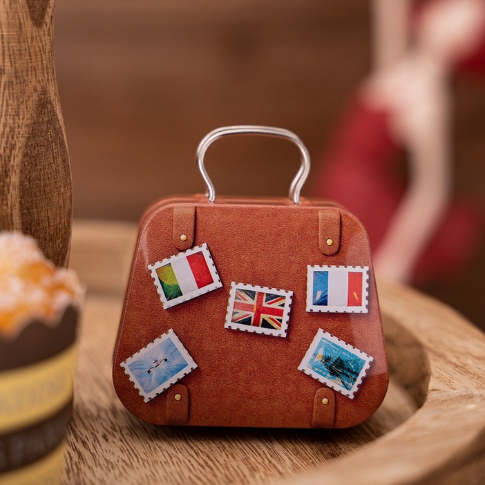 미니 틴케이스 손잡이 선물 상자 철제 보관함 다꾸 캔디 구디백 빈티지 케이스