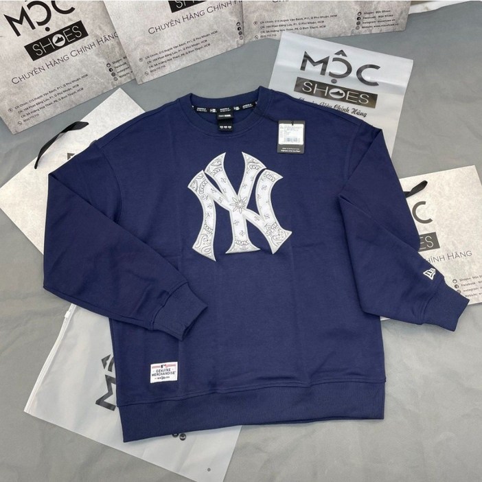 뉴에라 MLB 뉴욕 양키즈 빅 로고 맨투맨 스웨터 2칼라