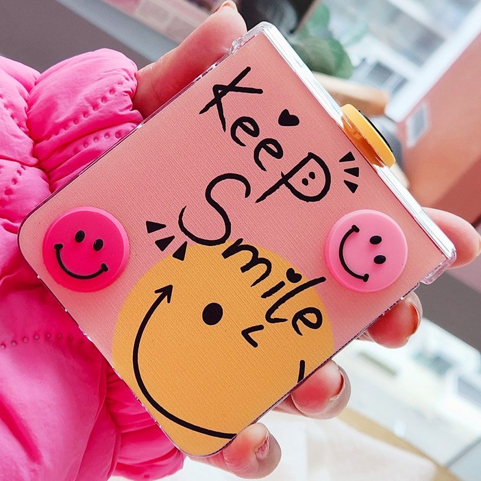 스마일무드 피규어 힌지보호 투명하드케이스
