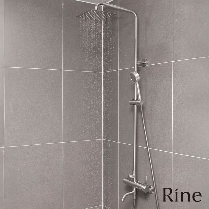 리네 해바라기 샤워기 수전 호텔 욕실 SUS304 무광, 실버 샤워호스, 1개