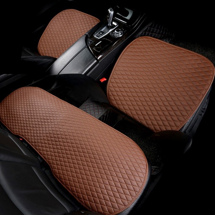차량용 다이아몬드 퀼팅 가죽 방석 풀세트 수납포켓 시트커버 카시트 자국방지 제네시스 BMW 벤츠 아우디 쉐보레 현대 기아 쌍용 등 00600