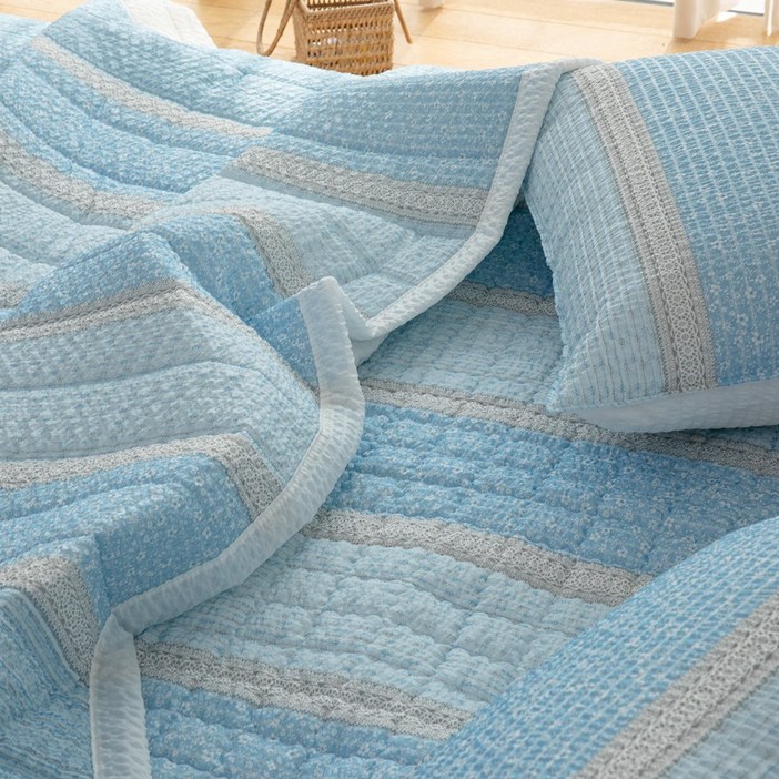 시원한 리플 시어서커 냉감 여름세트 이불패드베개커버