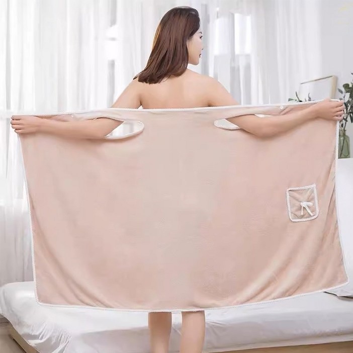 넥스트엣지 11 편하게 쓸수있는 원피스 샤워가운 목욕 타월 수건