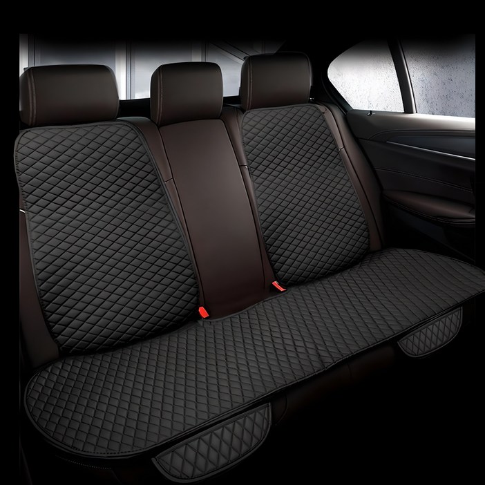 벤비아 다이아몬드 퀼팅 방석 시트커버 세트 여름 겨울 사계절 방석 럭셔리 스티치 앞/뒤 좌석 옵션 00600