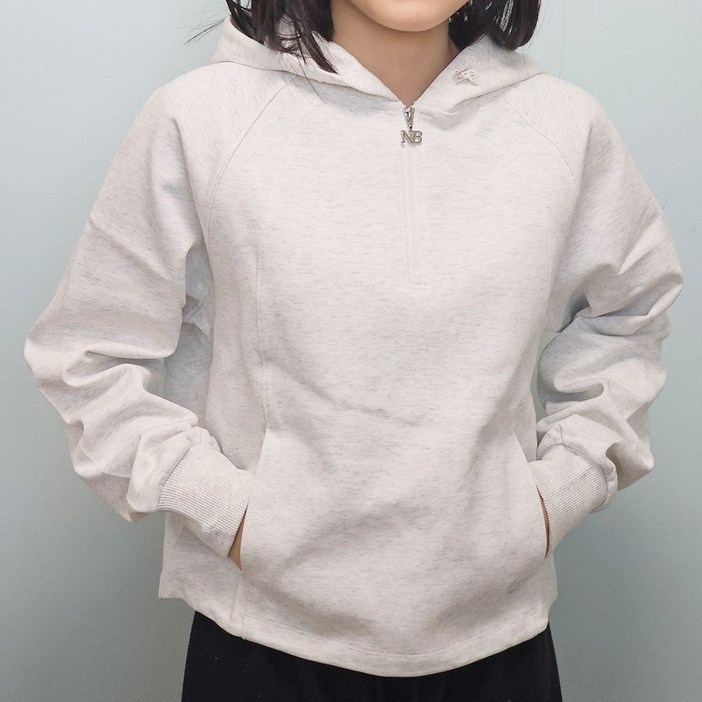 [국내매장정품]뉴발란스 여성용 후드티 반집업