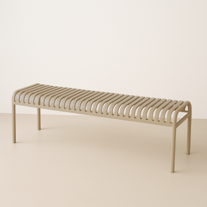 루나 철제 야외 벤치 정원 테라스 공원 카페 벤치 철제