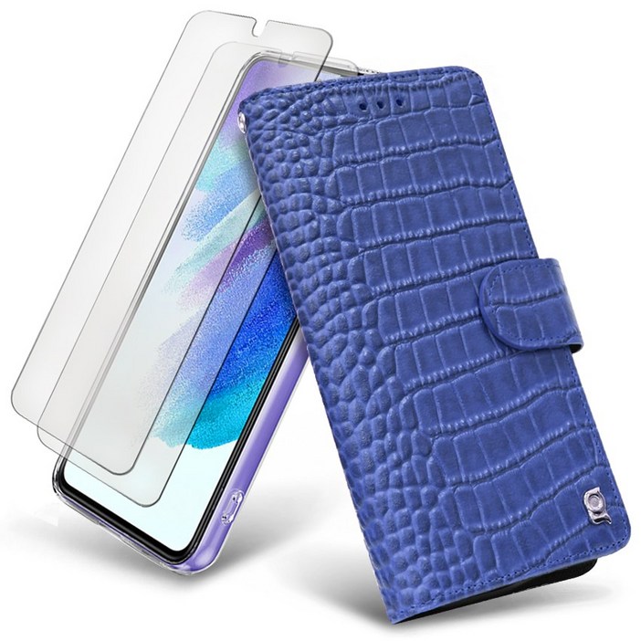 프리미엄 솔리드 크로커 휴대폰 케이스  액정보호필름 2p