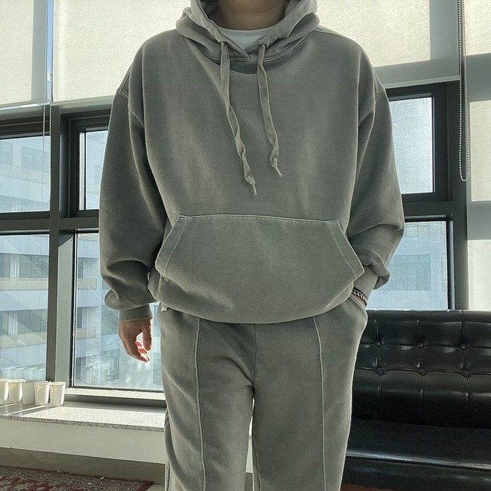 피그먼트 트레이닝세트 커플트레이닝복 오버핏 맨투맨 후드티 조거팬츠 와이드팬츠 S4XL