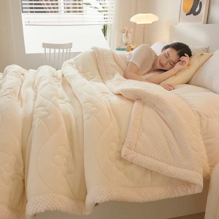 Cozy Aura 겨울 3중직 극세사 이불 겨울이불 담요 블랭킷