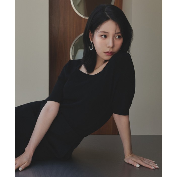 더엣지 THEATG 3PACK 25FW 에센셜 스퀘어넥 반팔니트 2061875249 778023