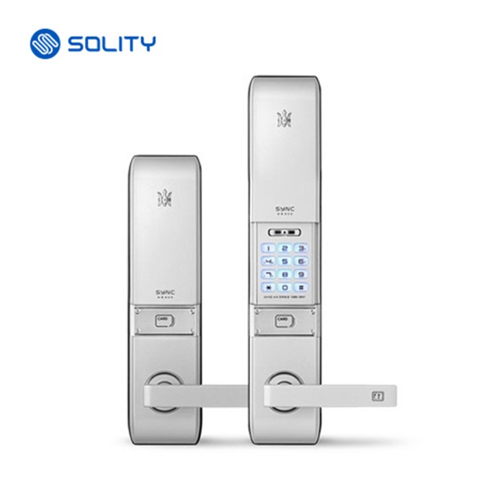 솔리티 혜강 MB500 커버 있는 도어락 카드키 현관문 방화문 도어락 교체설치 / 키