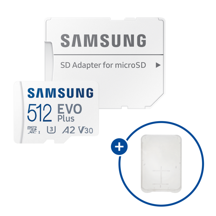 삼성전자 공식인증 정품 마이크로SD 카드 EVO PLUS MBMC512KR SD카드 케이스