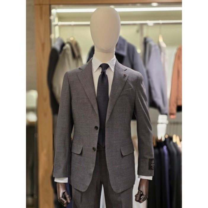 지이크 그레이 템테이션 이태리 제브릭 텐션 정장 PFJAI2010 GY
