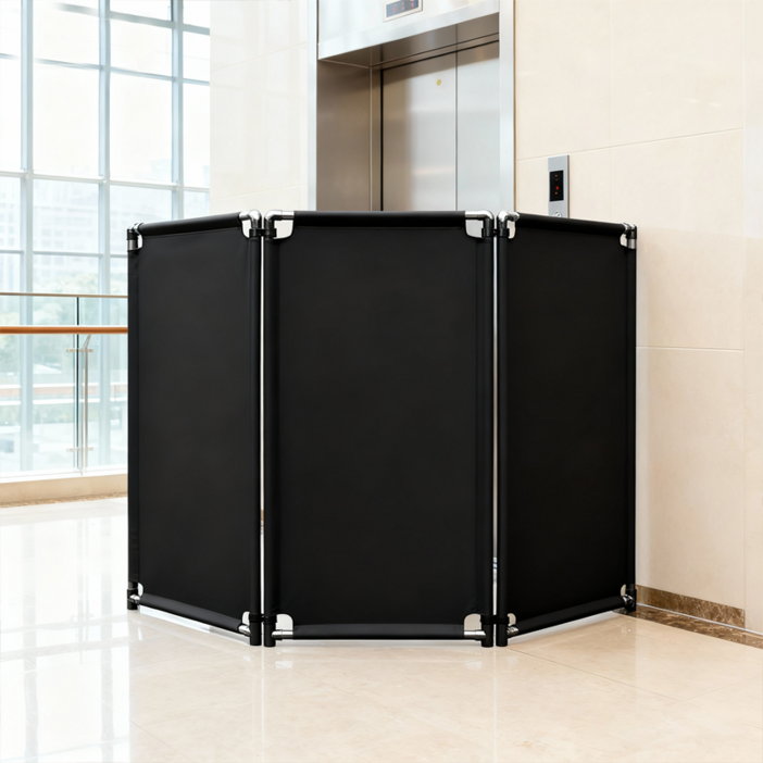 심플 가림막 파티션 인테리어 파티션  칸막이 공간분리 가벽 파티션 칸막이 공간분리 다용도 원룸 가림막 3단 1600X1200