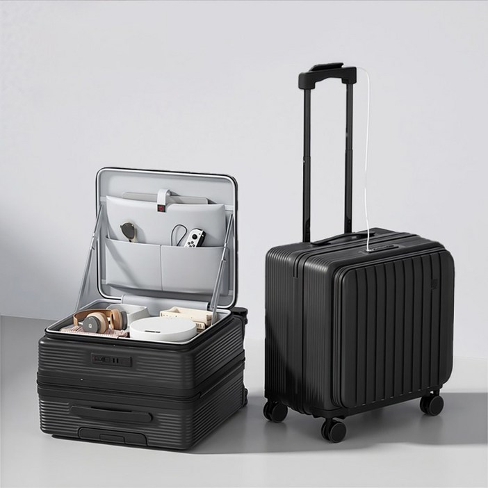 Chephie 무기한 A/S 보증 전면오픈 소형 기내용 여행용 캐리어