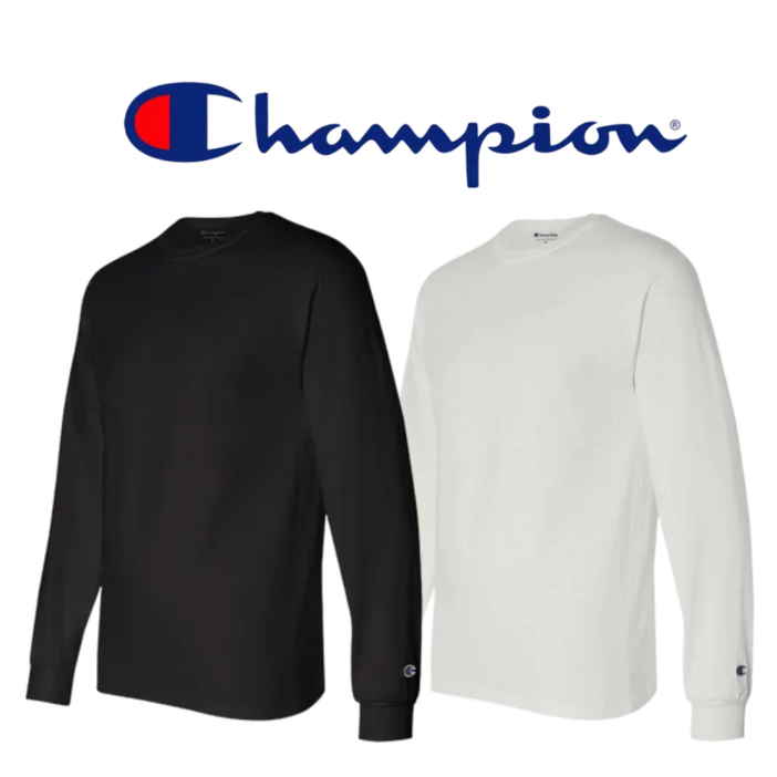 챔피온 CC8C 무지 긴팔티