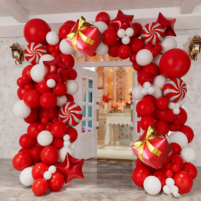 CEUQIESO 새해 풍선 아치 세트 , 일반 이벤트 , 새해 장식용 , 총 124개
