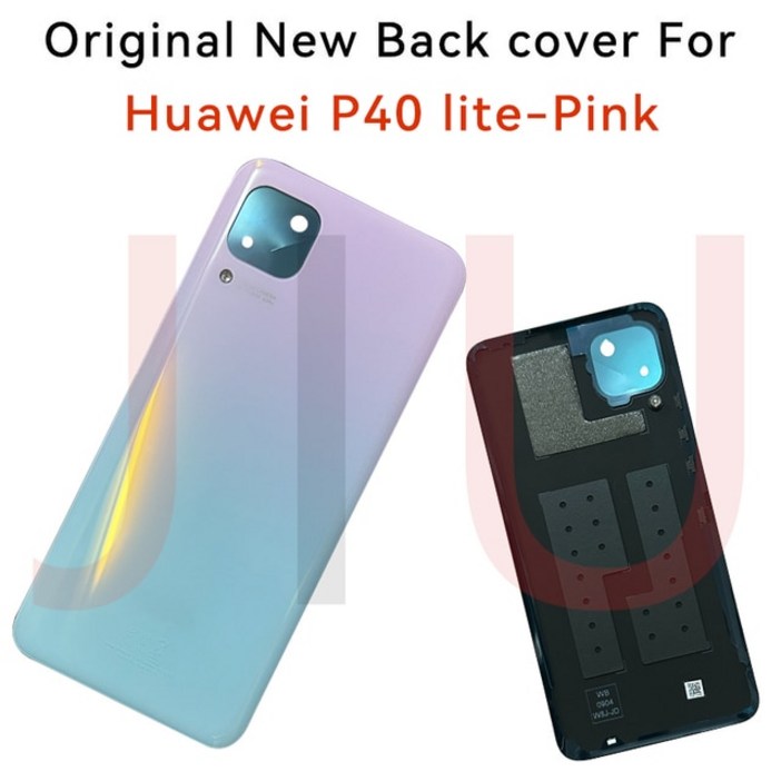 화웨이 P40 라이트 후면 배터리 유리 커버 하우징 도어 렌즈 케이스 카메라 노바 7i 6SE JNYL21 JNYL22