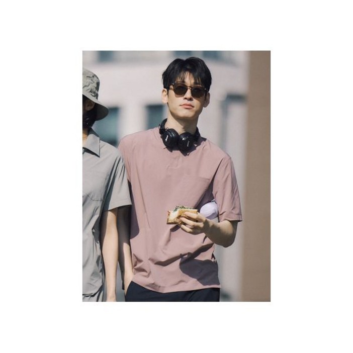 매장정품 POLHAM 남성 쿨무브 우븐 카라형 반팔티PHF2TT1730 PHF2TT1730 1079684