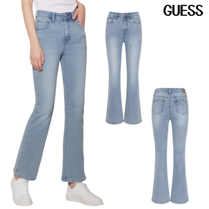 백화점매장판 게스 여성 청바지 진 부츠컷 데님 팬츠 슬림
