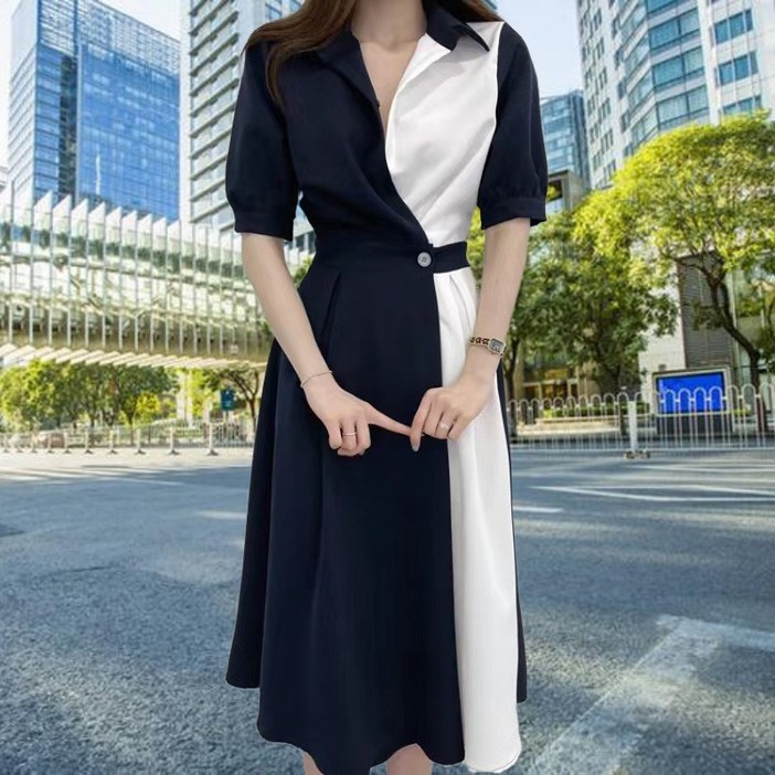 여성 여름 반팔 롱원피스 8HTGFCFSE