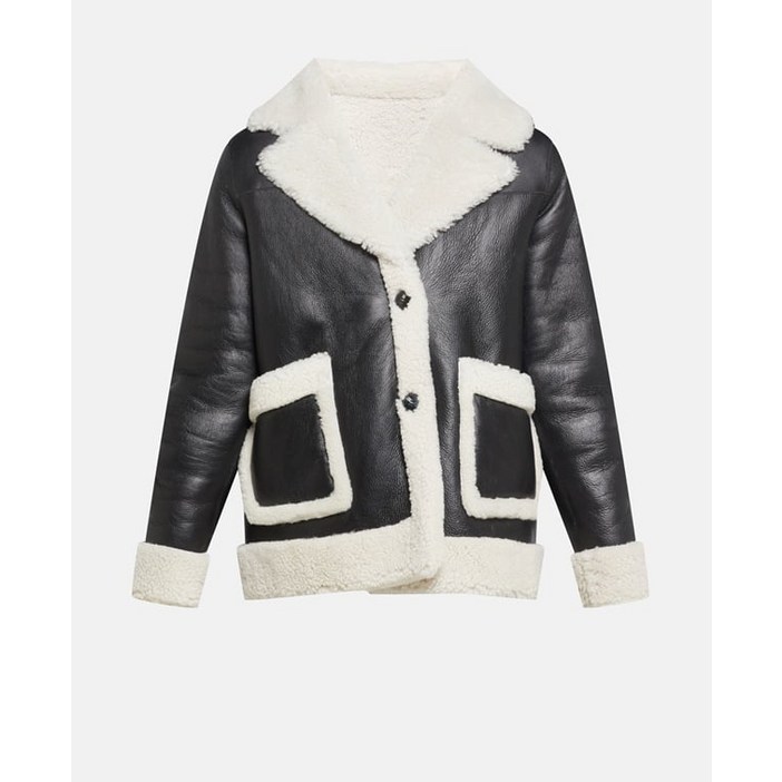 마쥬 여성 가죽 레더 자켓 블랙 MFPOU00904 969944 (관부가세포함가)