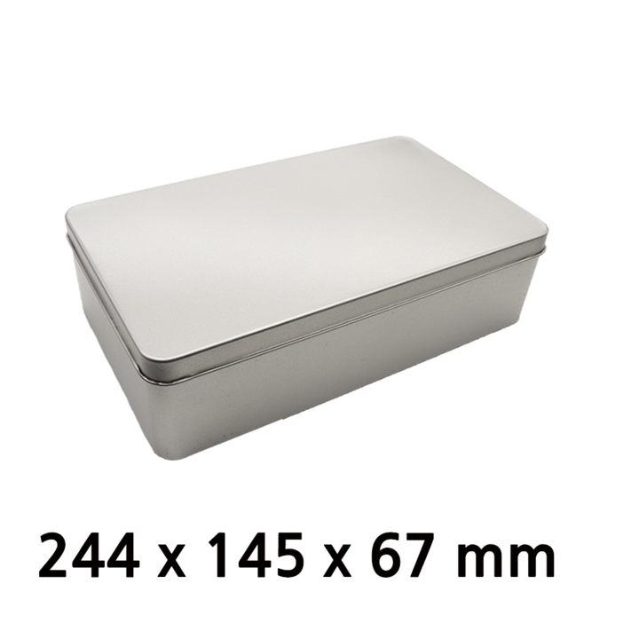 S090 쿠키, 베이킹 포장 UV 인쇄 가능 사각 은색 틴케이스,깡통,철제틴케이스,쿠키상자,선물포장,화영제관,, 은색
