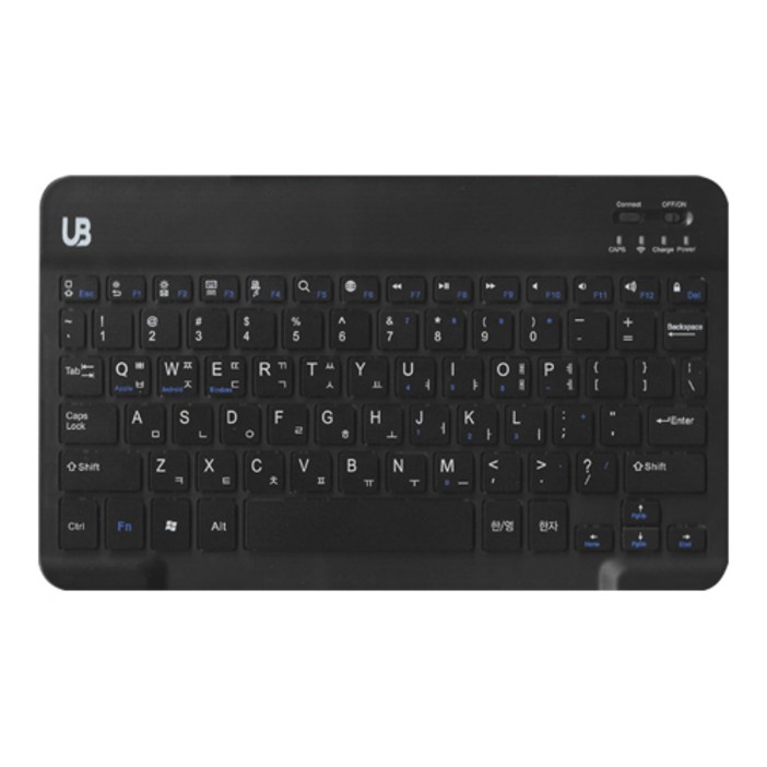 UB BK1 휴대용 무선 블루투스 키보드 슬림형