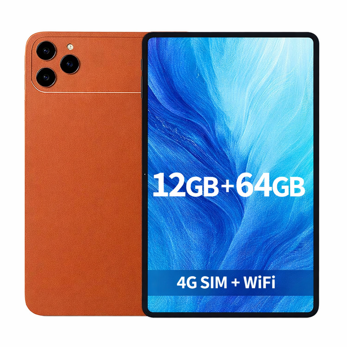 10.1인치 태블릿 PC HD 디스플레이 12GB64GB 10000mAh 4G LTE WiFi 지원 학습용 영상용 가성비