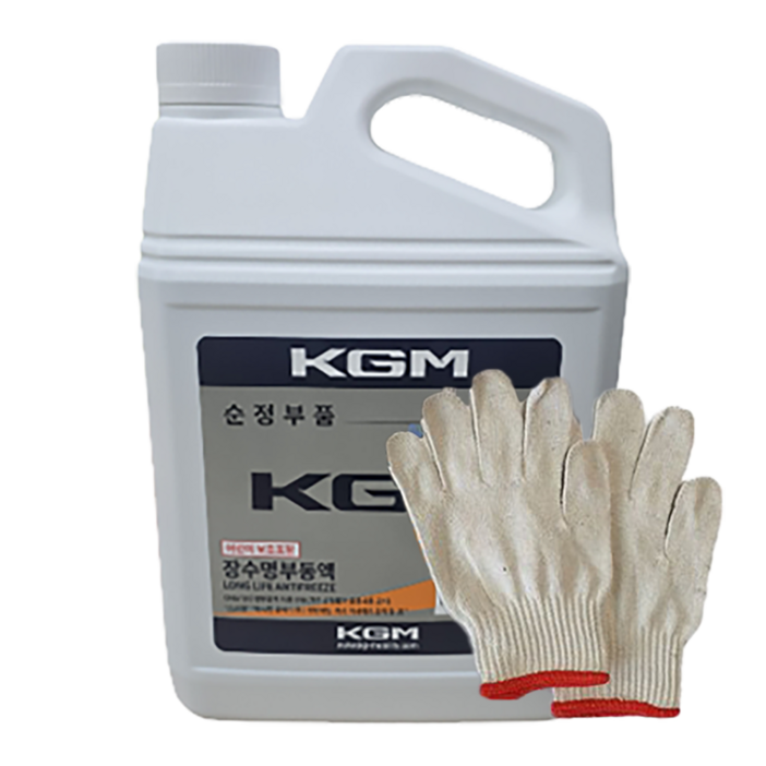 쌍용 장수명 부동액 청색 말통 원액 자동차, 4L, 1개