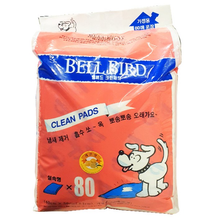 코스트코 벨버드 애견용패드 40CM x 50CM 80매 레몬향 배변패드