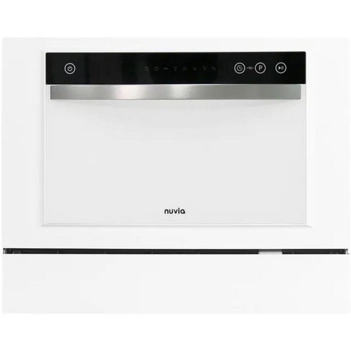 까르페 무설치 식기세척기 PRO 스텐 누비아 6인용 8인용 강력세척 자동문열림 그릇세척기무설치전용 물통세트전용수저통컵걸이세트 포함, 화이트