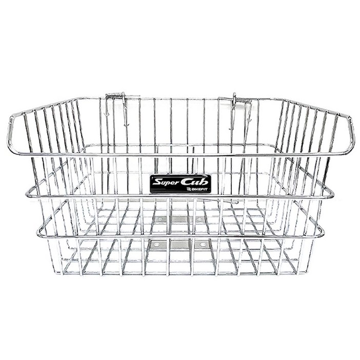 슈퍼커브 크롬 프론트 바구니 튜닝 쥐덫 앞 바스켓 국산 대형, 1개