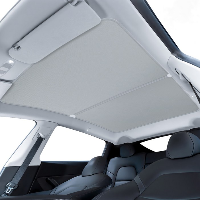 Vihimai테슬라 모델 Y 전용 썬루프 선쉐이드  고온 및 자외선 차단, 프리미엄 방열 소재, 간편 설치Model Y 20212024, 흰색, 1개