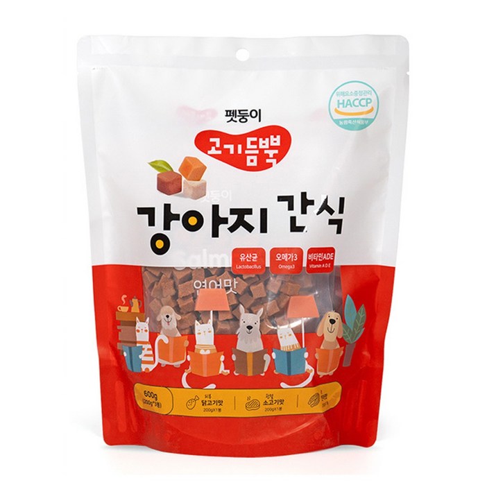 펫둥이 강아지 고기듬뿍 간식 져키